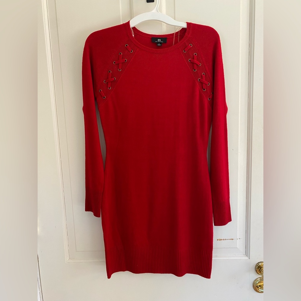 Women’s red dress